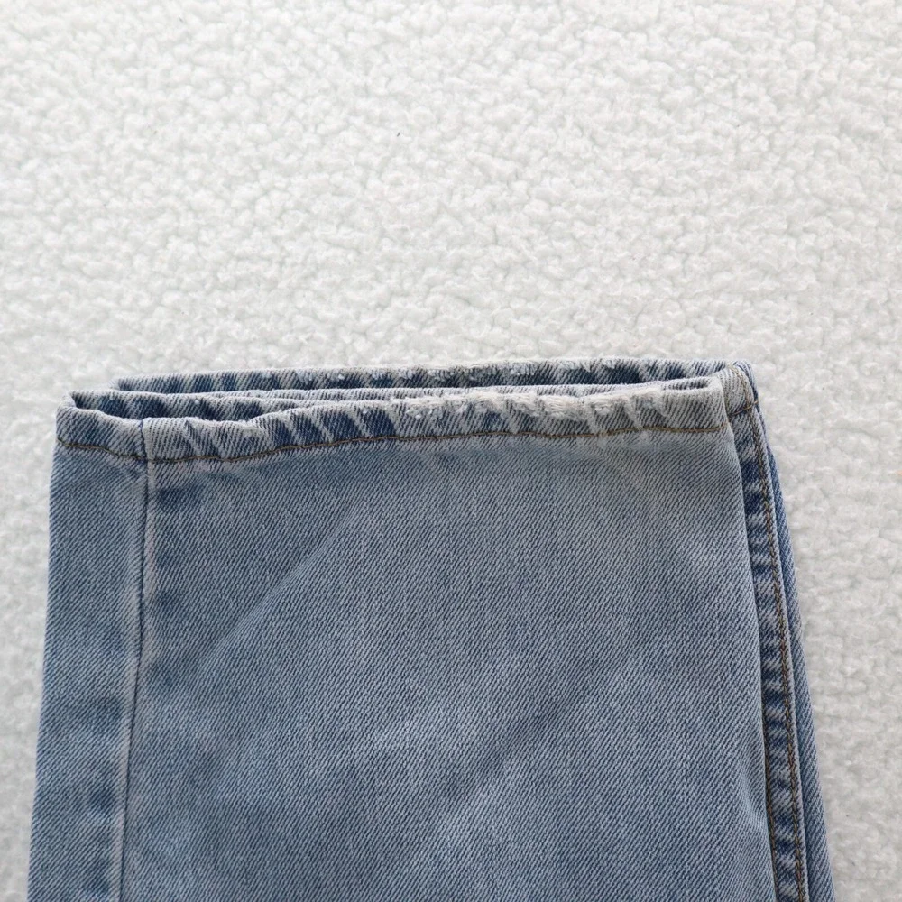 Levis Jeans Mens 36x30 Blue 560 Comfort Fit Tapered Light Wash Distressed Y2K